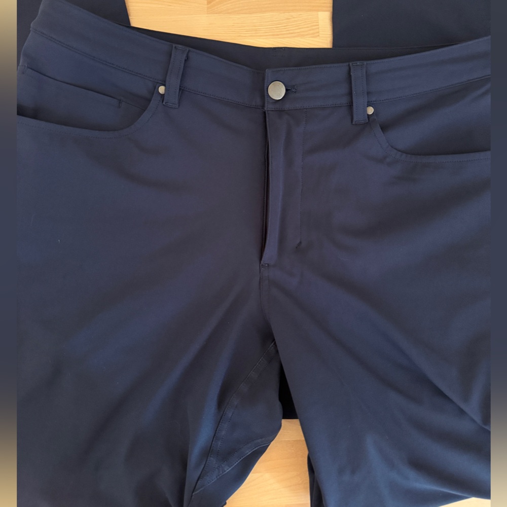 LULULEMON Men's ABC Pant Slim *Warpstreme, Iron Blue, Size 34